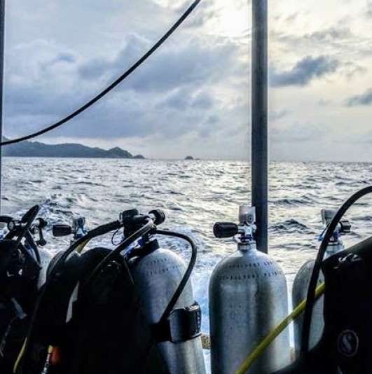 Bouteilles de plong&eacute;e