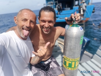 Analyse de l'air enrichi Nitrox &agrave; Koh Tao