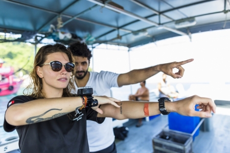 Cours formation Advanced Open Water sur le bateau en fran&ccedil;ais &agrave; Koh Tao avec AquaTao